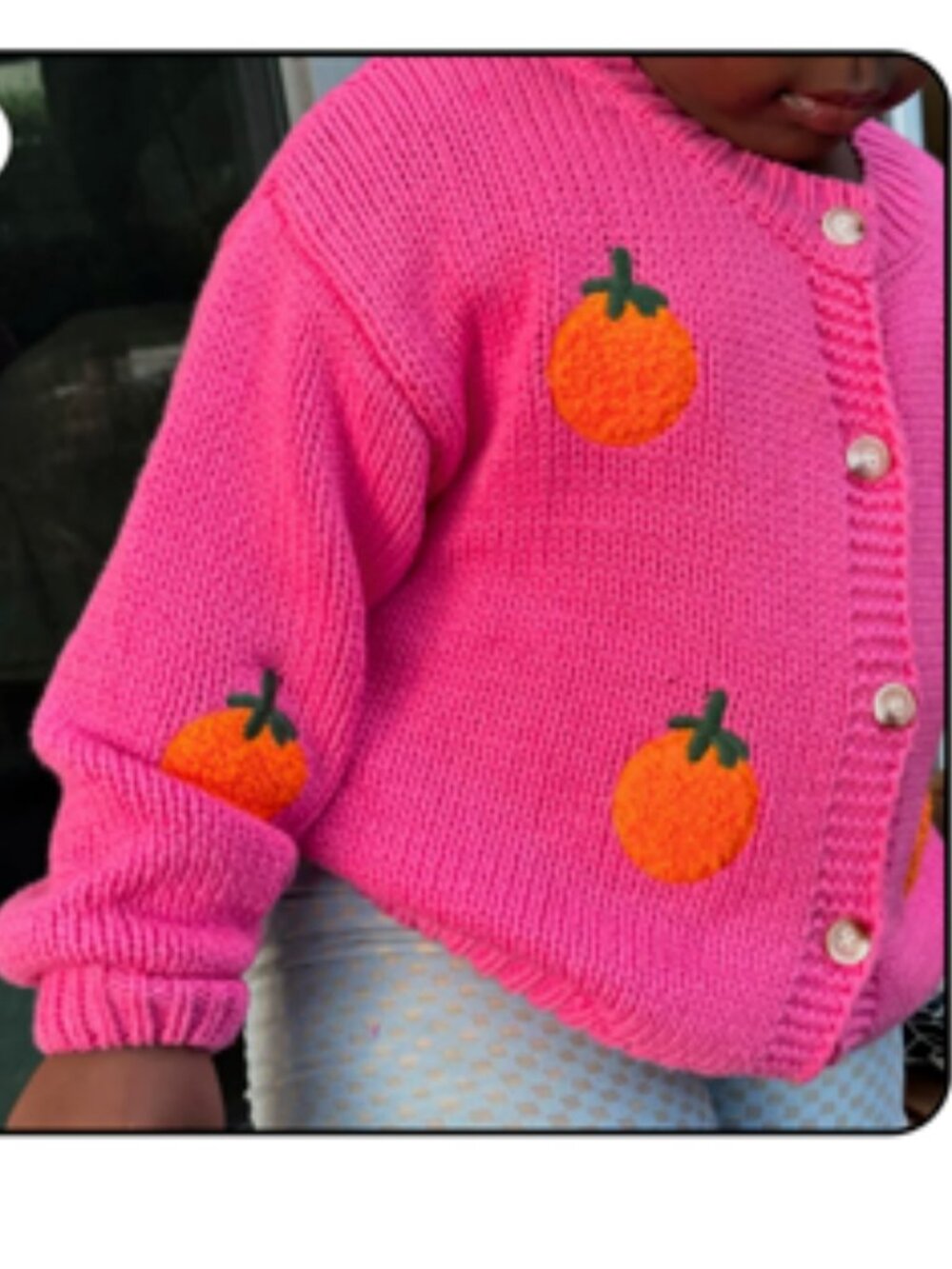 ALL SMALL .CO - Tangerine Cardigan - 12mo